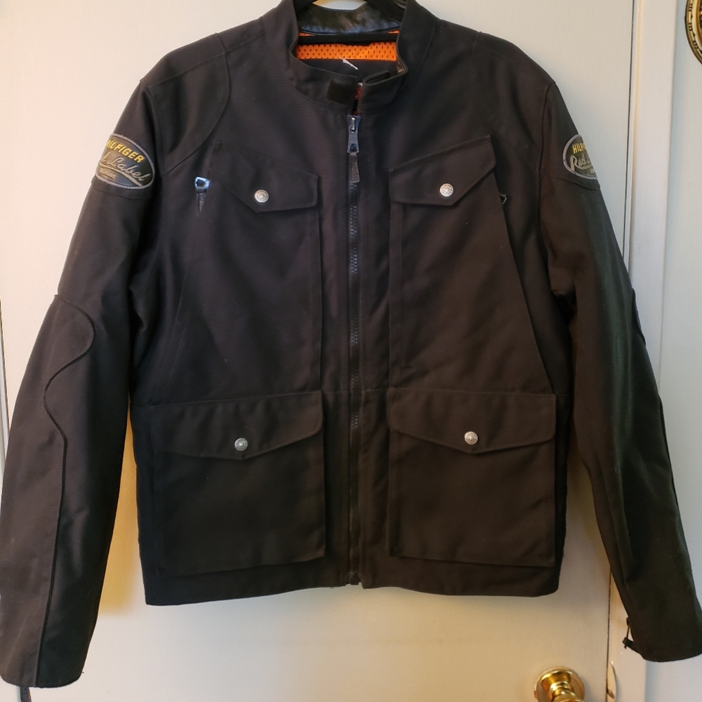 Vintage 2004 TOMMY HILFIGER DENIM MOTORCYCLE JCKT.